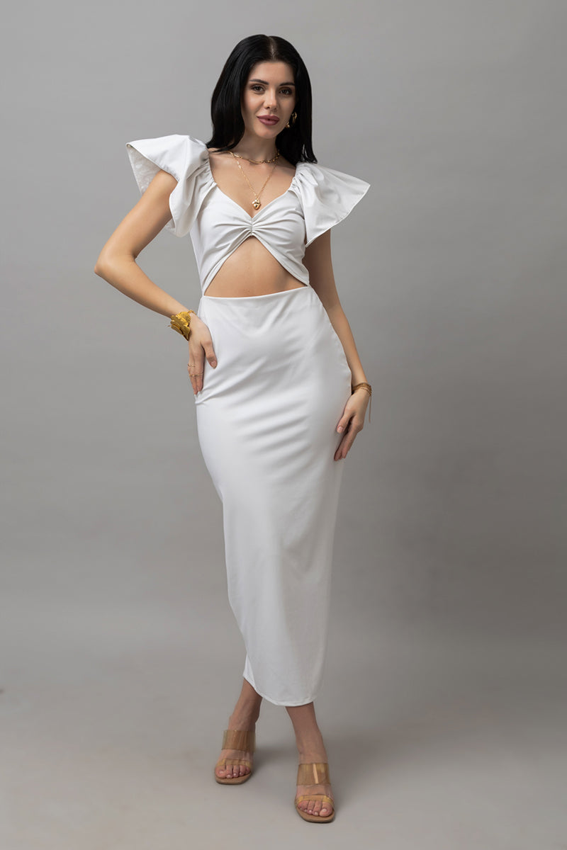 Aurora Wing Sleeve Dress