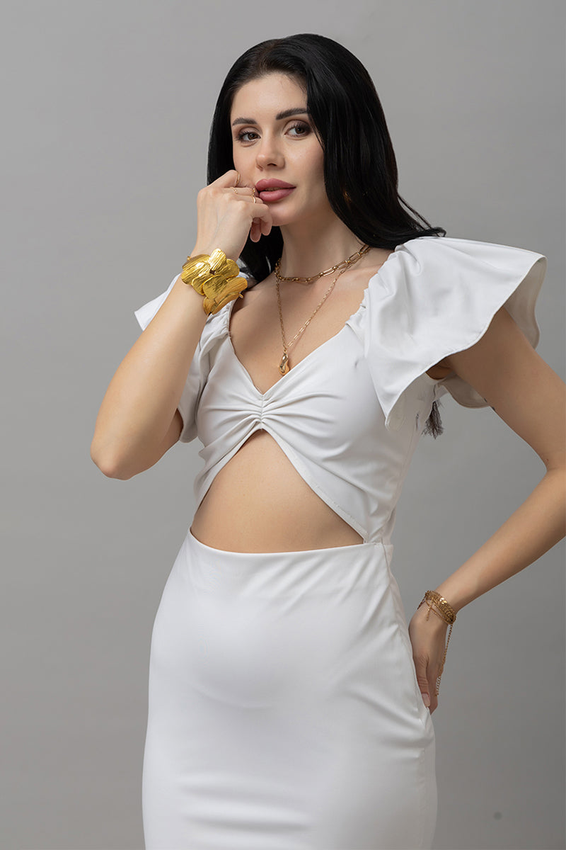 Aurora Wing Sleeve Dress