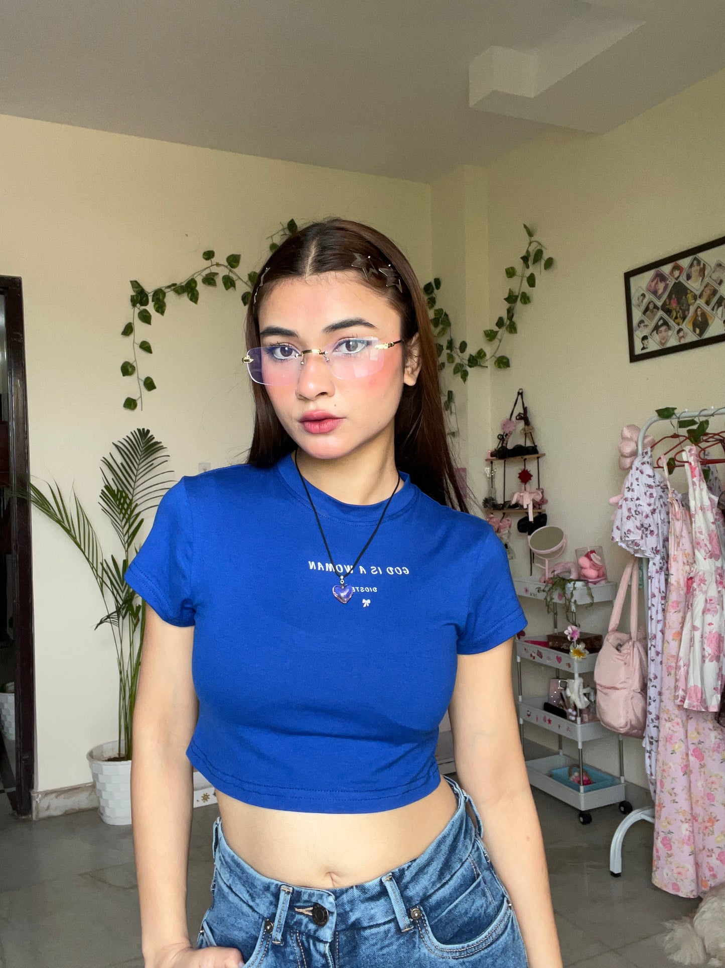 God is a women baby tee