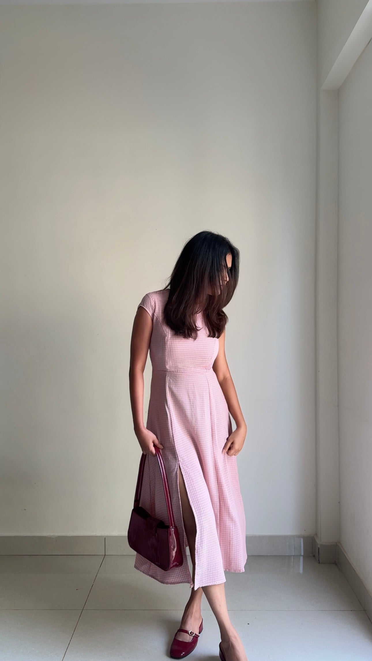 Pink Gingham Grace dress