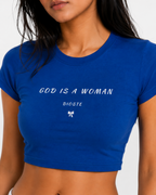 God is a women baby tee