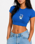 Stitch baby tee