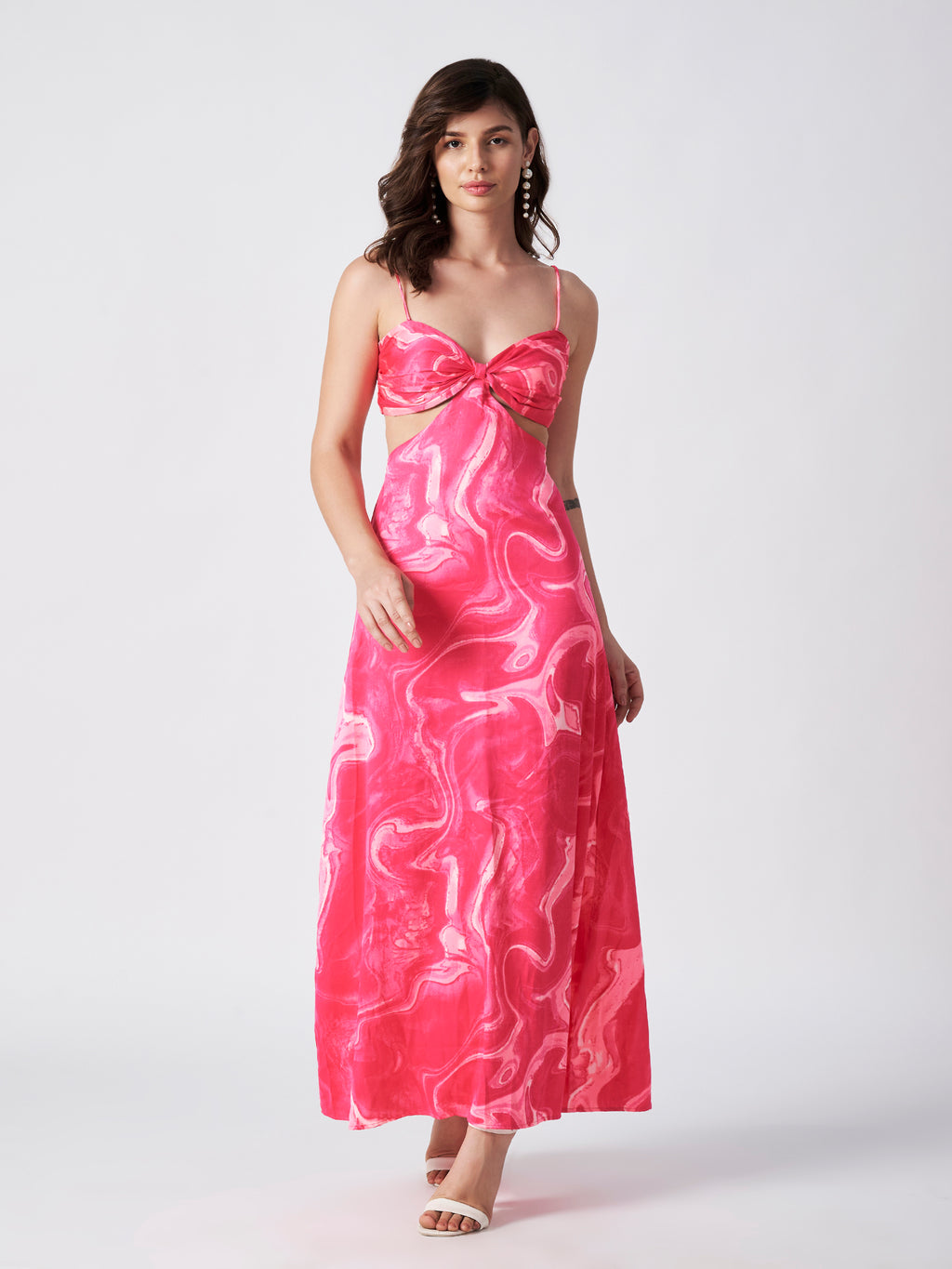 SWIRL MAXI DRESS