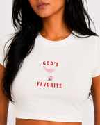 God favorite baby tee