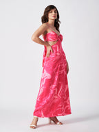 SWIRL MAXI DRESS