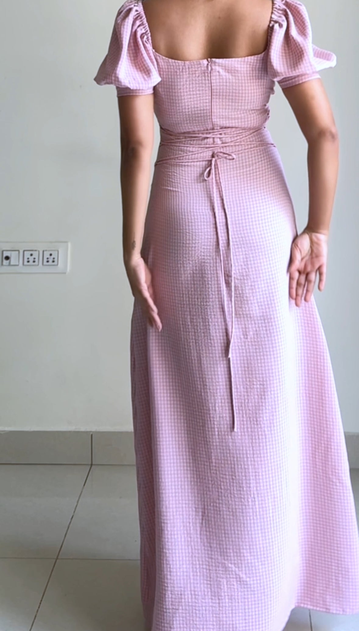 PINK PUFF Long Dress