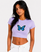 lavender baby tee