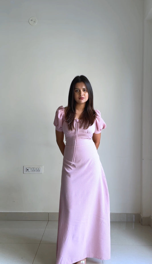 PINK PUFF Long Dress