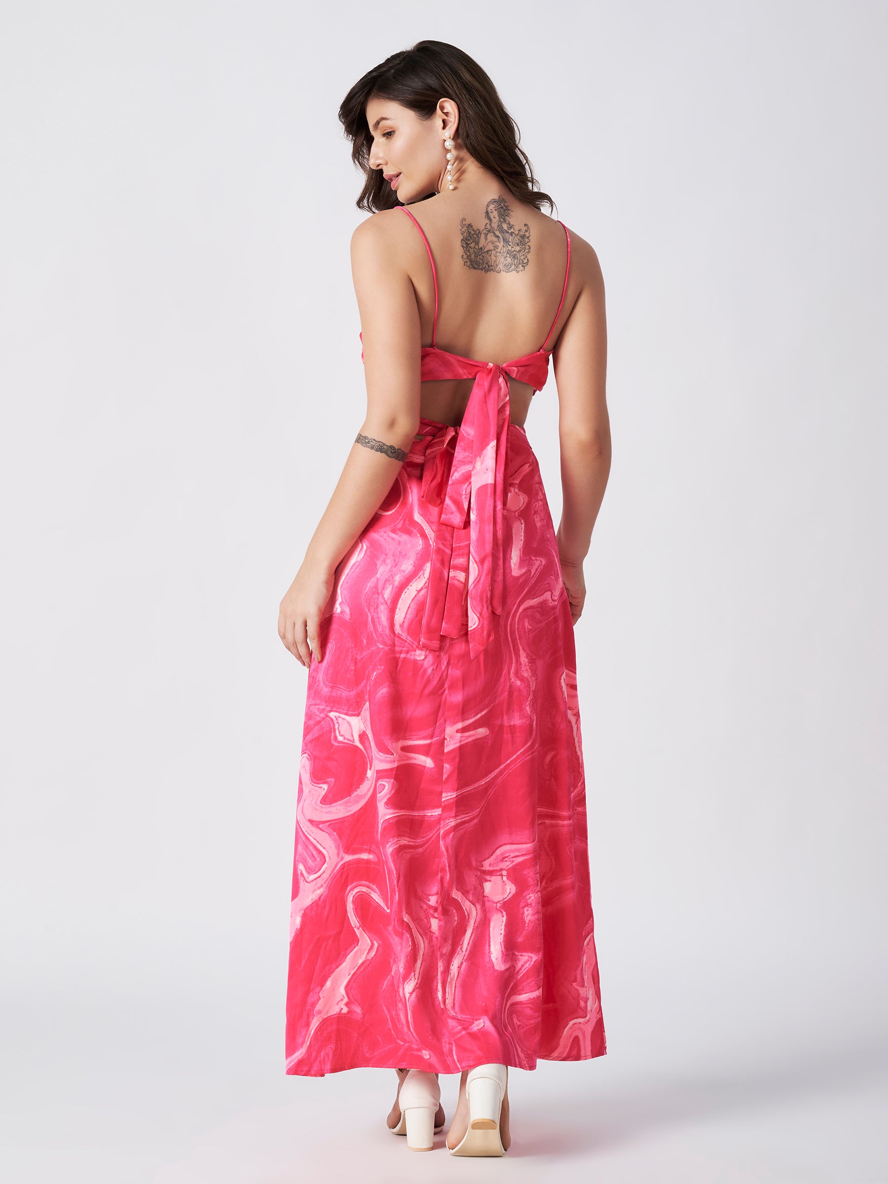 SWIRL MAXI DRESS