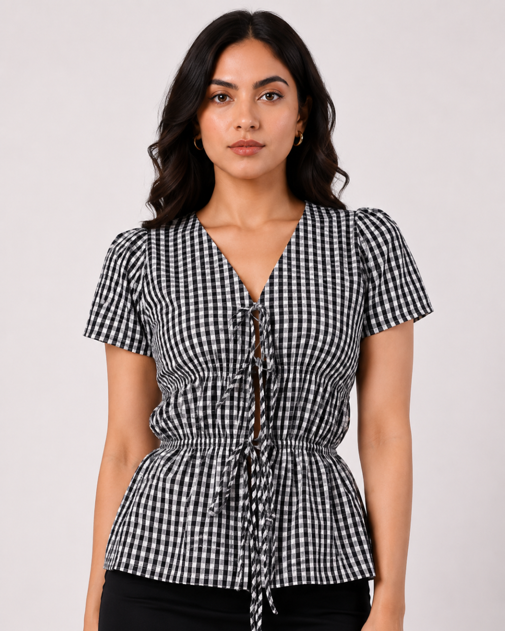 DAISY CHECK TOP