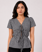 DAISY CHECK TOP