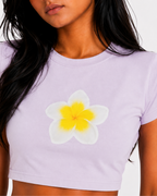 lavender baby tee