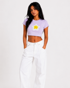 lavender baby tee