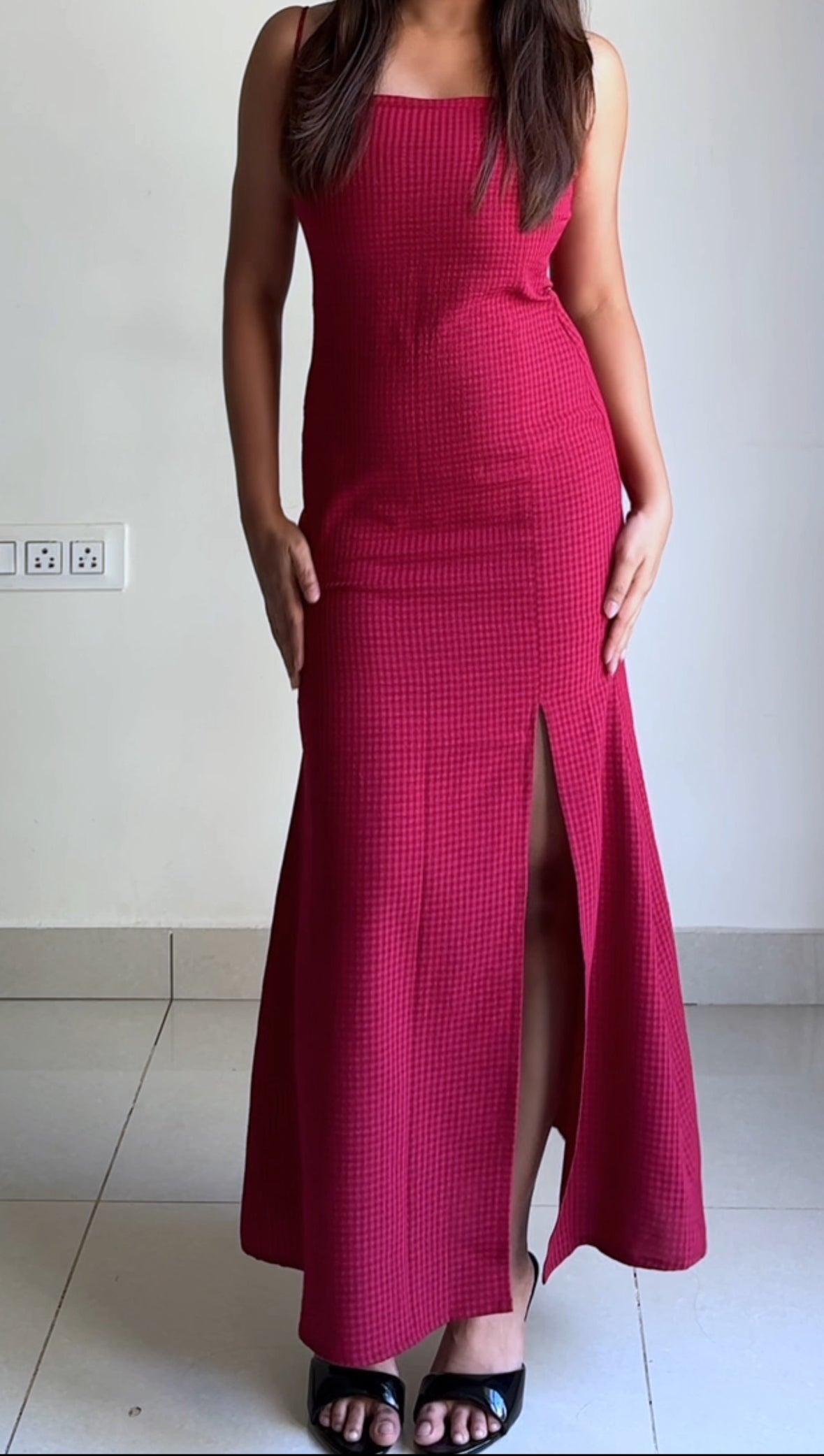 RUBY SLIT LONG DRESS