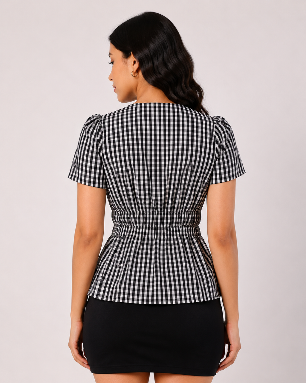 DAISY CHECK TOP