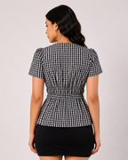 DAISY CHECK TOP