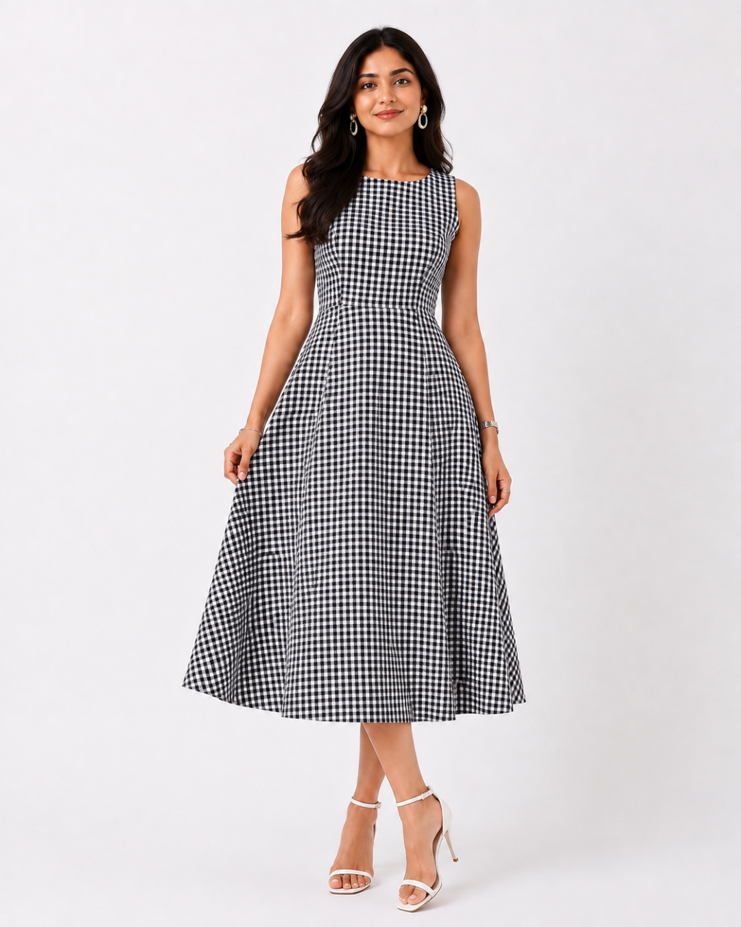 Country Breeze Gingham Dress