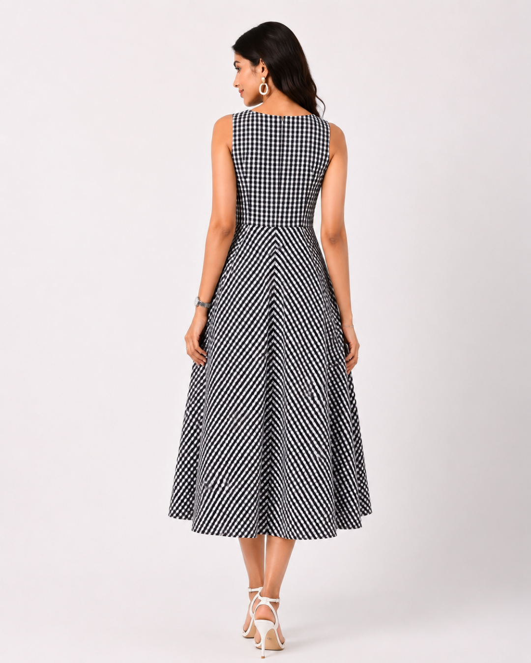 Country Breeze Gingham Dress