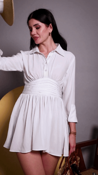 Sunlit Escape Shirtdress
