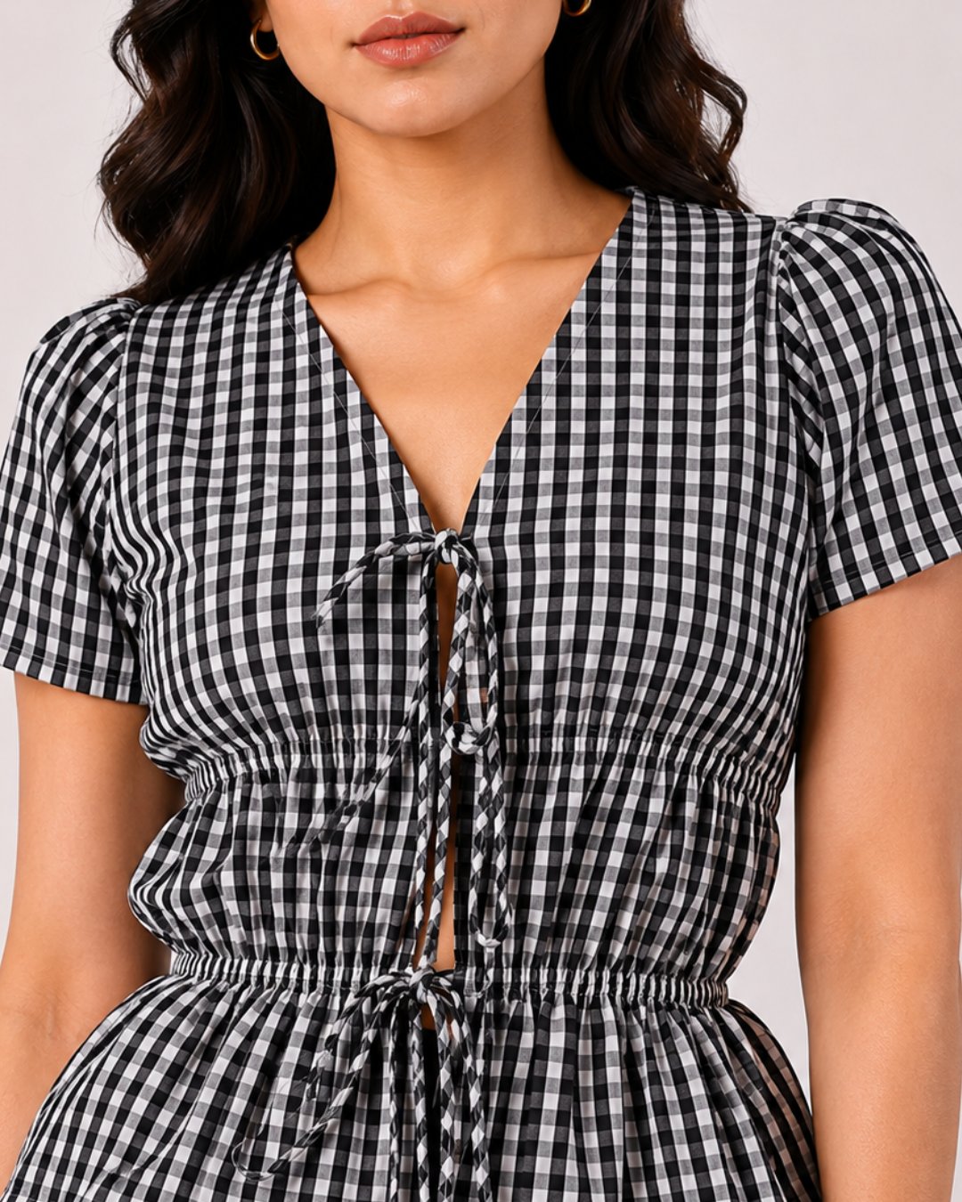 DAISY CHECK TOP