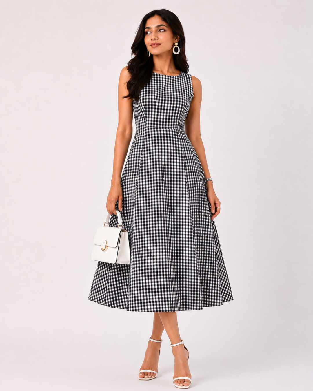 Country Breeze Gingham Dress