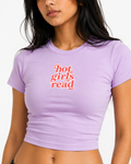 hot girl read baby tee