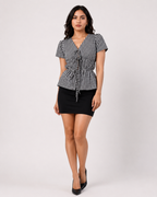 DAISY CHECK TOP