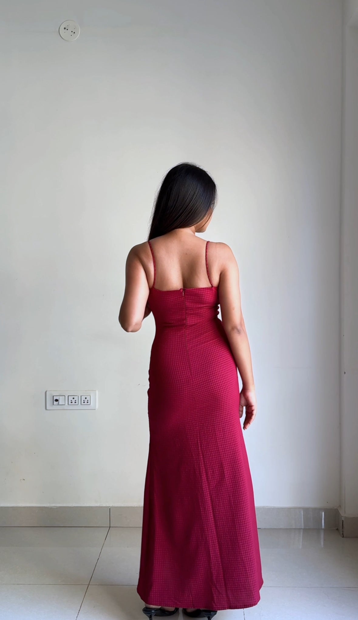 RUBY SLIT LONG DRESS