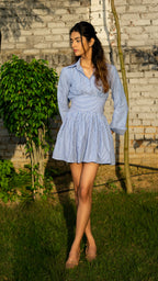Blue Breeze Shirt Dress