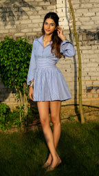 Blue Breeze Shirt Dress