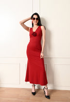 Rosette Bodycon Dress