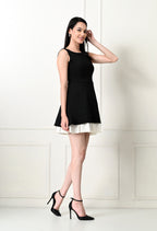 Classic Contrast Dress