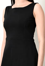 Classic Contrast Dress