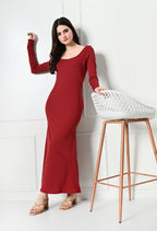 Grace long slip dress