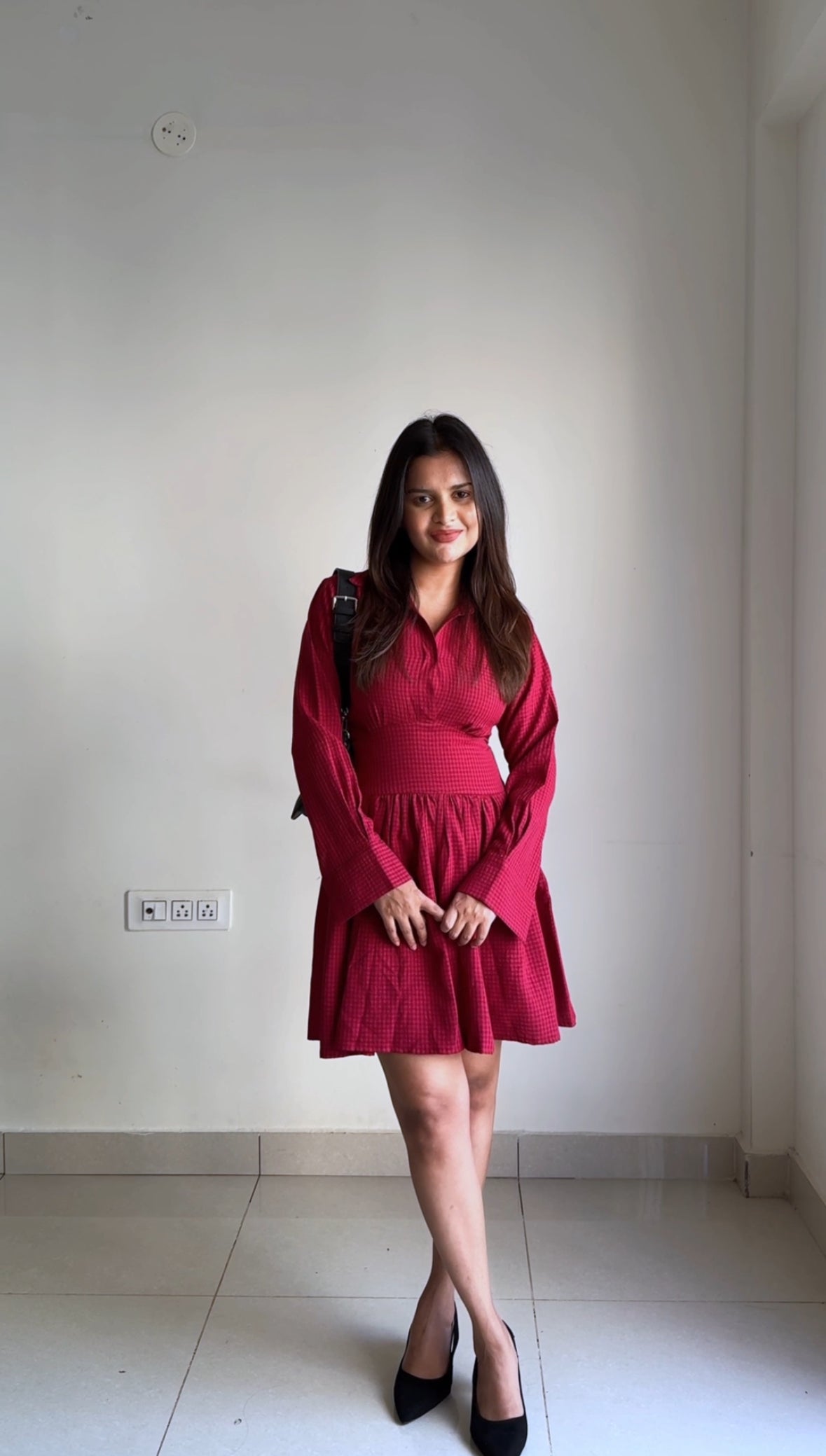 BERRY BLOOM Shirt Dress