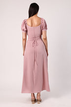 Pink Puff Long Dress