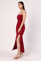 RUBY SLIT LONG DRESS