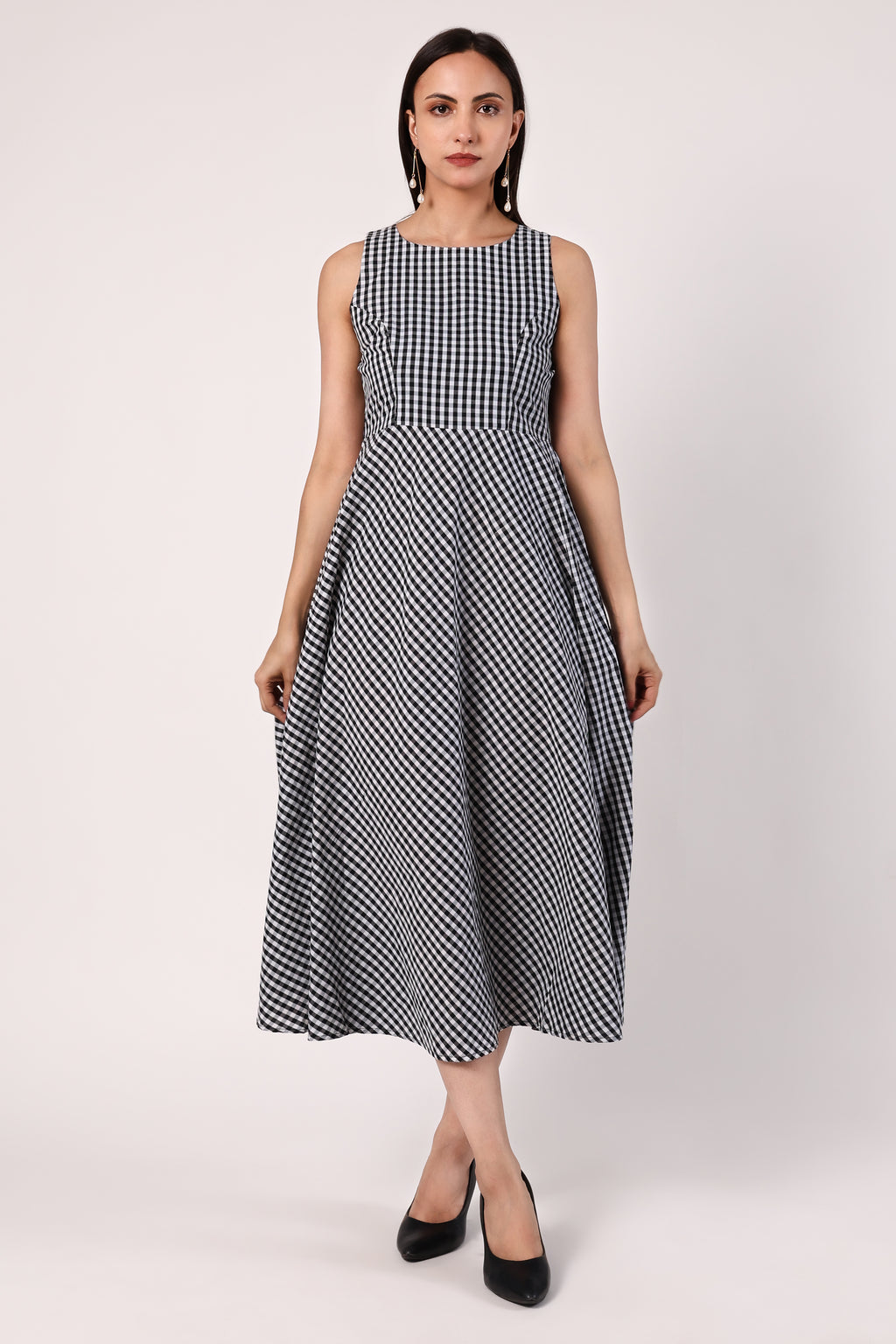 Country Breeze Gingham Dress