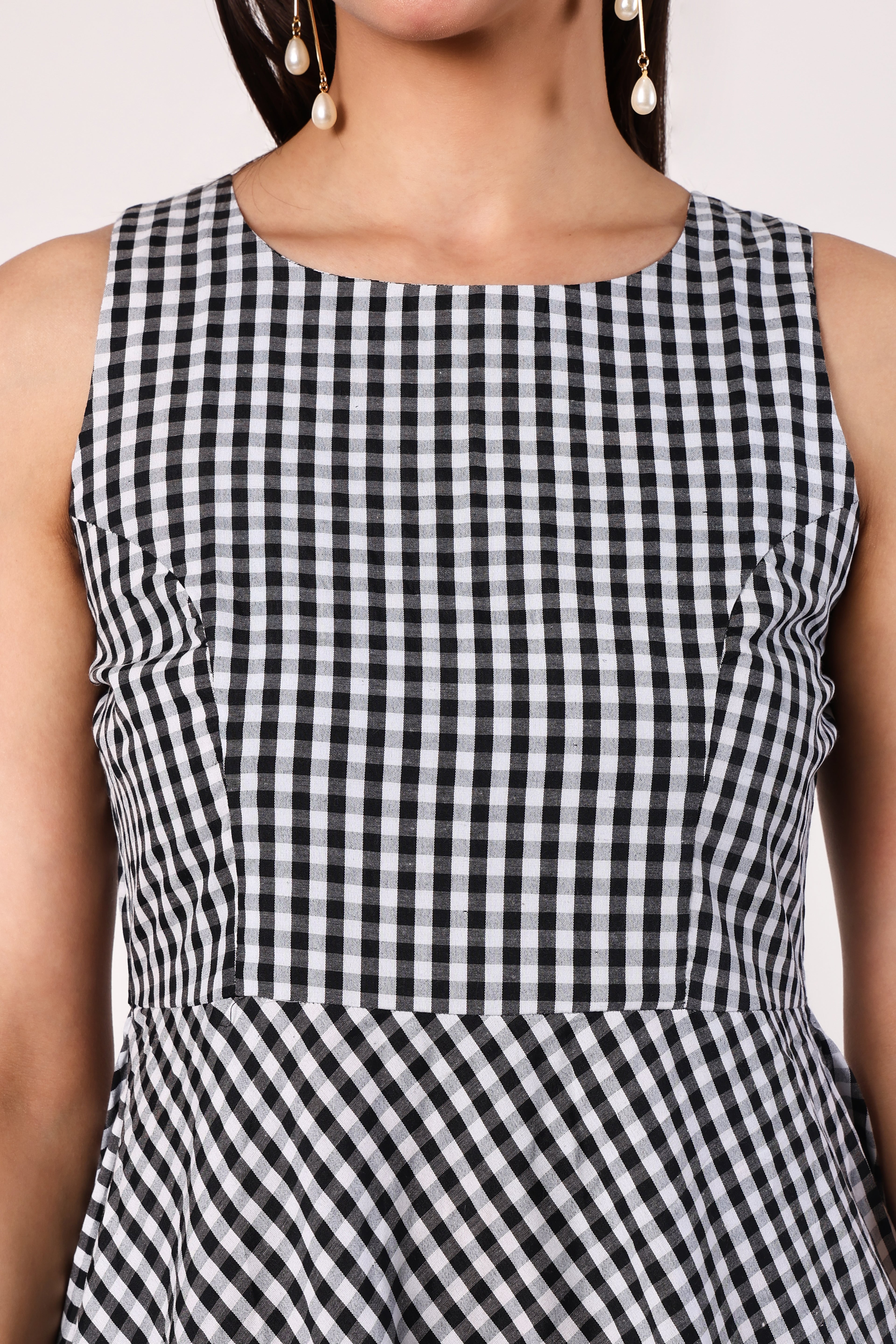 Country Breeze Gingham Dress
