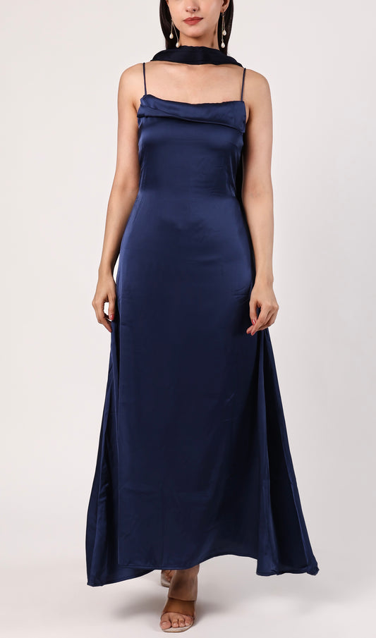 Blue Midnight veil dress
