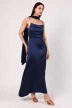 Blue Midnight veil dress