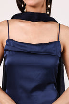 Blue Midnight veil dress