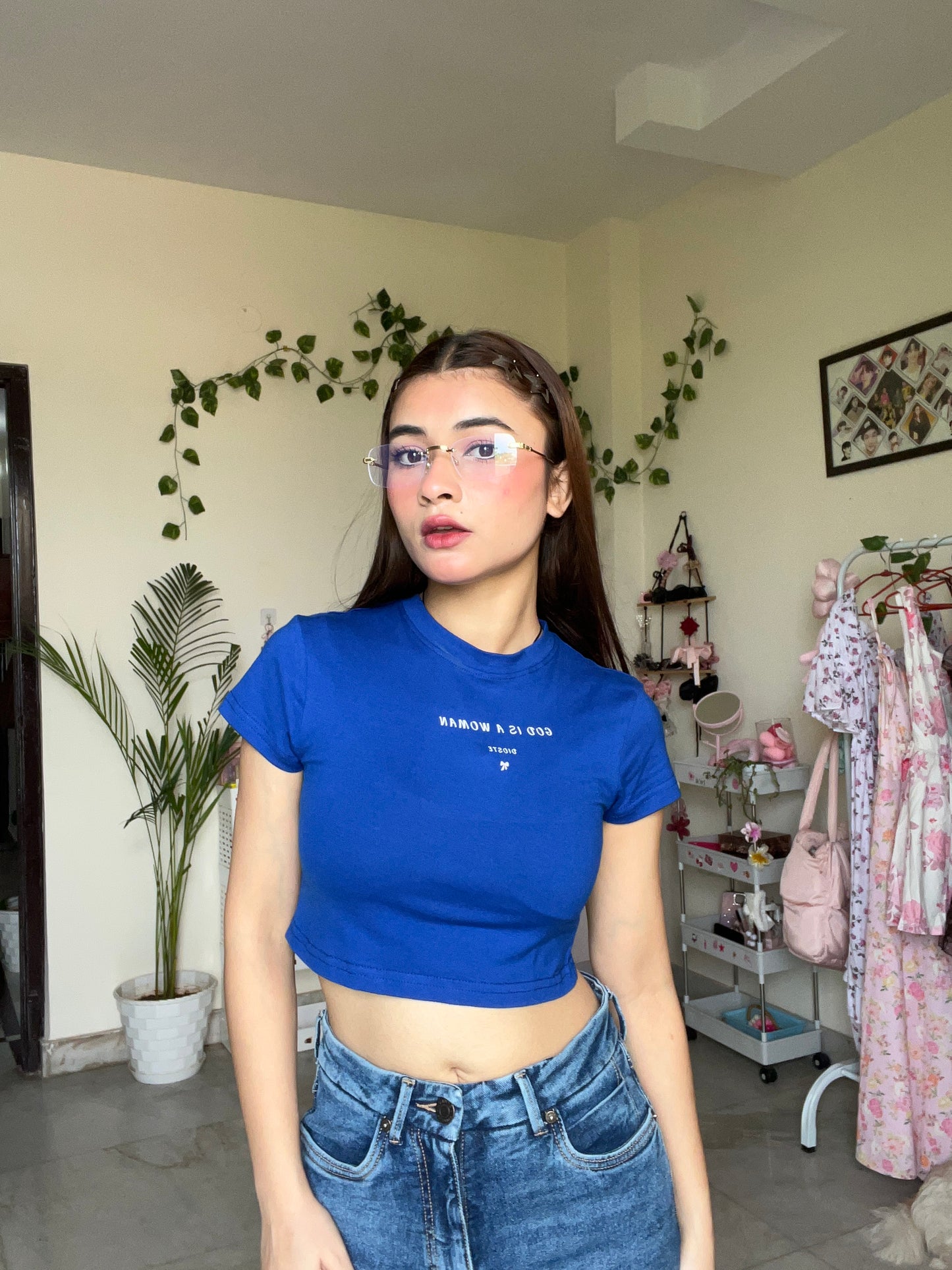God is a women baby tee