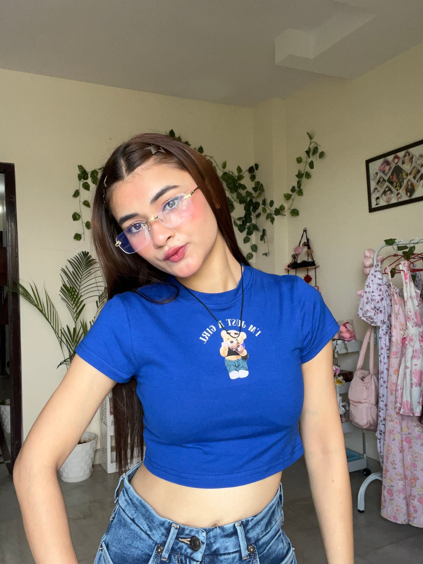 i'm just a girl baby tee