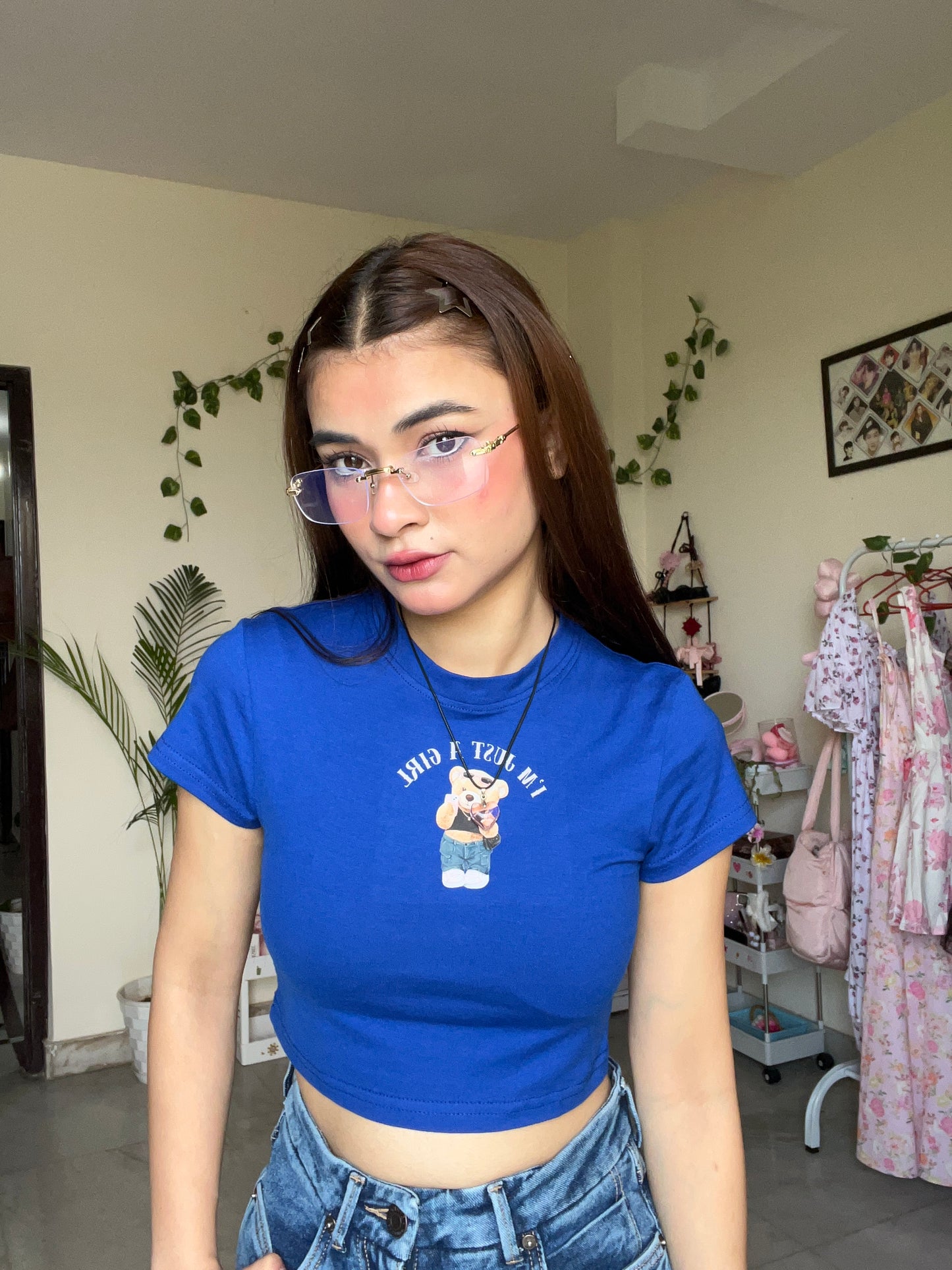 i'm just a girl baby tee