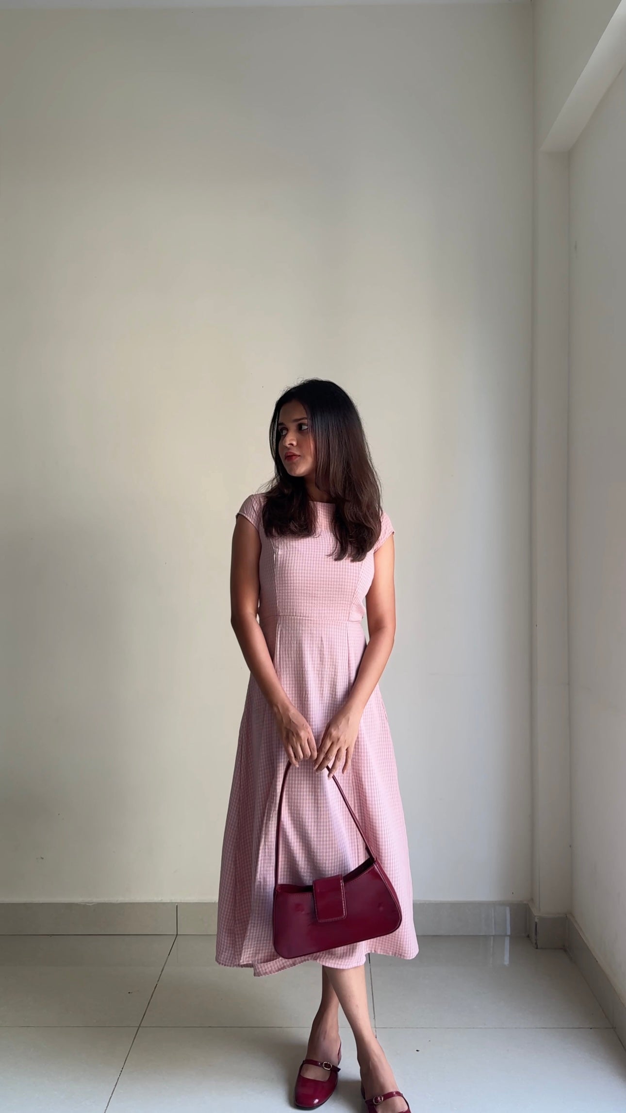 Pink Gingham Grace dress
