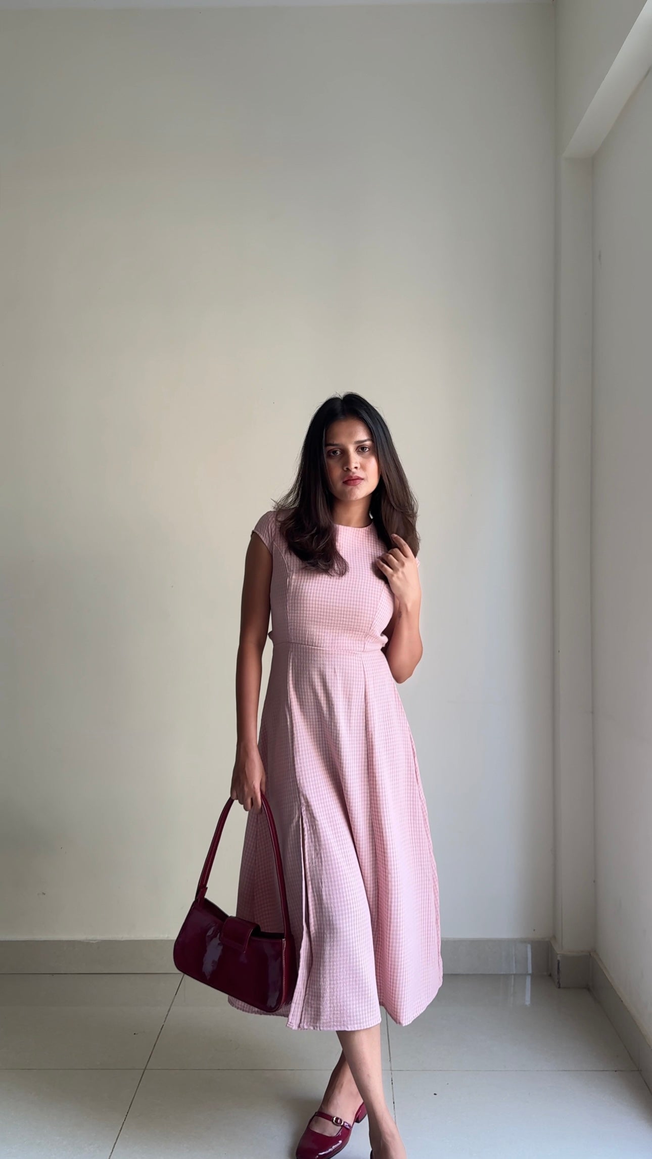 Pink Gingham Grace dress
