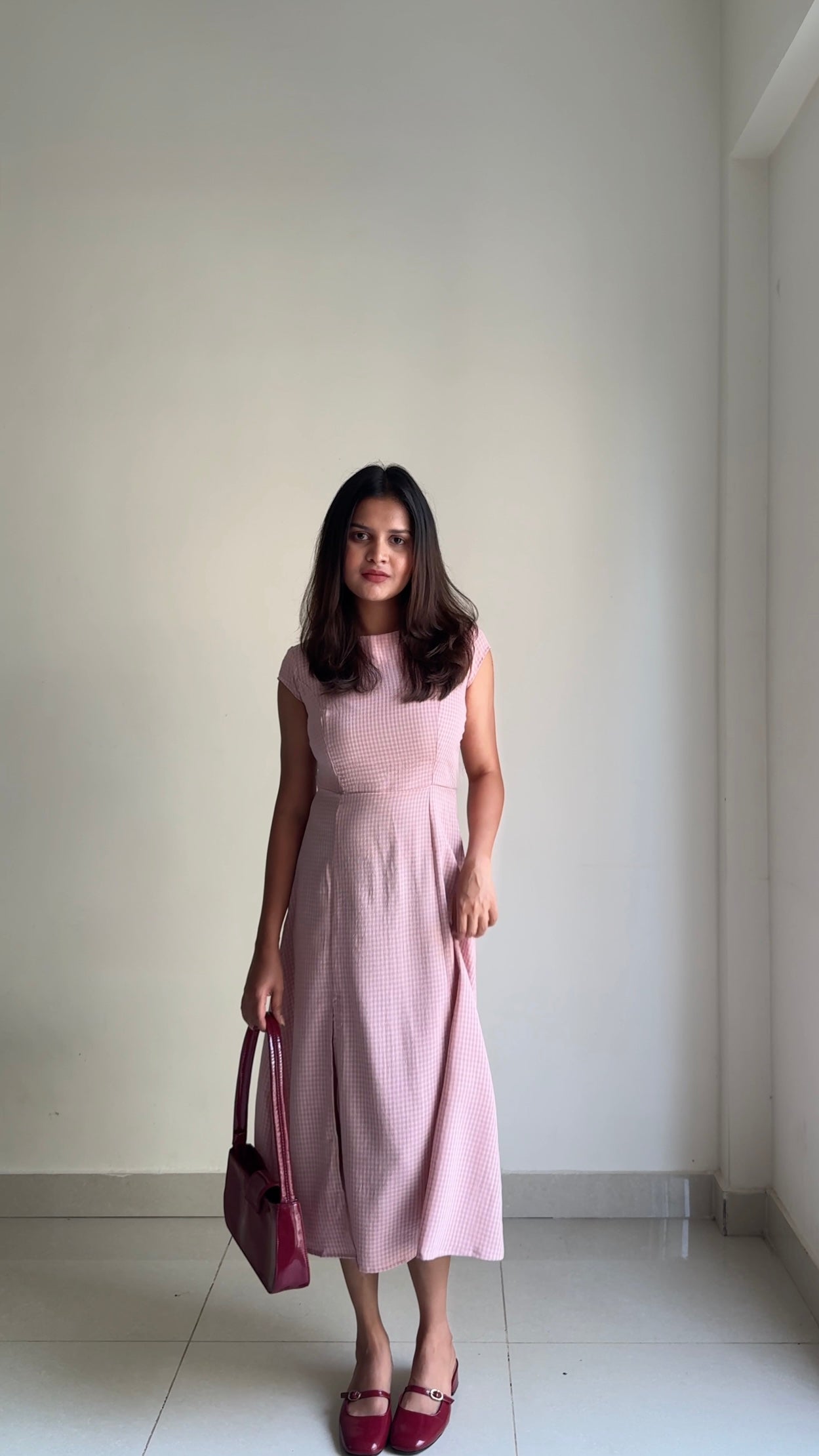 Pink Gingham Grace dress