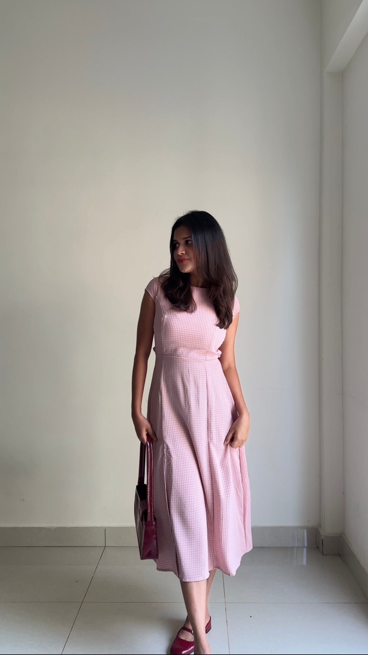 Pink Gingham Grace dress