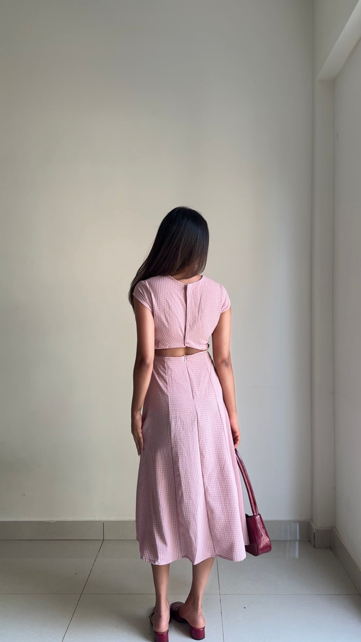 Pink Gingham Grace dress